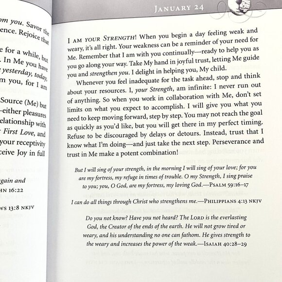 Jesus Always Embracing Joy in His Presence Daily Devotional & Journal Set New - Picture 7 of 12